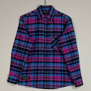 The Vermont Flannel Co. Plaid Button Up Shirt Made in USA Men’s Small